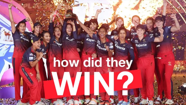 How did RCB win the WPL?