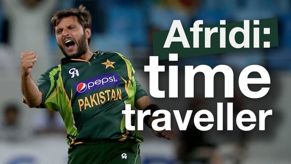 Shahid Afridi - The time traveller